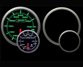 Prosport Performance Oil Temperature Electric with Sender with Warning | Peak Hold
