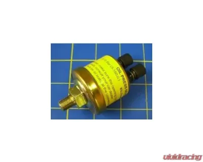 Prosport Performance Oil Pressure Gauge Electrical with Sender Amber | White 60mm - 238BFWAOP270.PSI