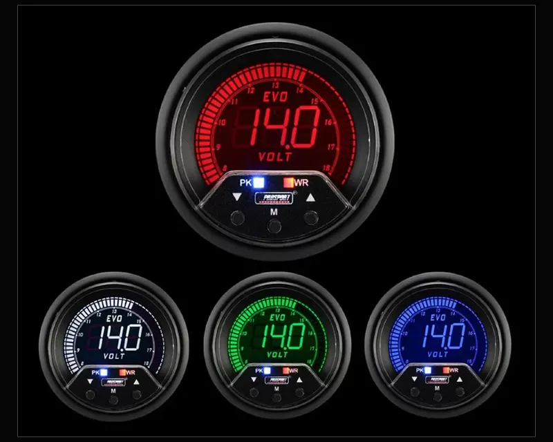 Prosport Performance Premium Volt | 4 Color Peak | Warning Mitsubishi Evolution 92-07 - 238EVOVO-PK