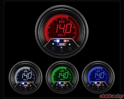 Prosport Performance Premium Volt | 4 Color Peak | Warning Mitsubishi Evolution 92-07 - 238EVOVO-PK