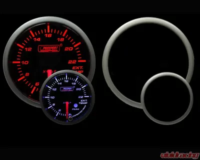 Prosport Performance Exhaust Gas Temp | Electric with Sender Warning | Peak 60mm - 238SMEGTSWL270-PK.F