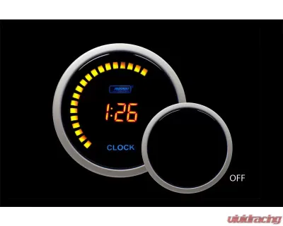 Prosport Performance Series Digital Clock Amber LCD - PSCKLCD-AM-12H