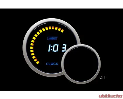 Prosport Performance Series Digital Clock Blue LCD - PSCKLCD-BL-12H
