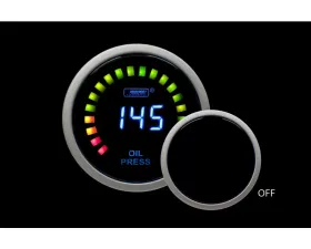 Prosport Performance Oil Pressure Electric with Sender | Blue Digital LCD Display