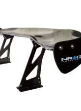 NRG Carbon Fiber 69 Inch Universal Rear Spoiler with Logo                                     - CARB-A690NRG - Image 7