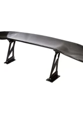 NRG Carbon Fiber 69 Inch Universal Rear Spoiler with Logo                                     - CARB-A690NRG - Image 2