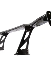 NRG Carbon Fiber 69 Inch Universal Rear Spoiler with Logo                                     - CARB-A690NRG - Image 3