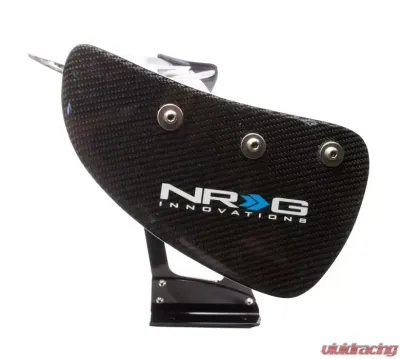 NRG Carbon Fiber 69 Inch Universal Rear Spoiler with Logo - CARB-A690NRG