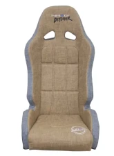 NRG Defender Suspension Bucket Seats Brown Gray                                     - DF-100BR - Image 2