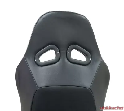 NRG Defender Suspension Bucket Seats Brown Gray - DF-100BR