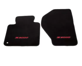 NRG Floor Mats S2000 Logo 2-Piece Honda S2000 2000-2009