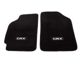 NRG Floor Mats CRX Logo 2-Piece Honda Civic CRX 1988-1991
