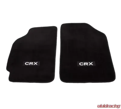 NRG Floor Mats CRX Logo 2-Piece Honda Civic CRX 1988-1991 - FMR-110