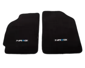 NRG Floor Mats NRG Logo 2-Piece Honda Civic CRX 1988-1991