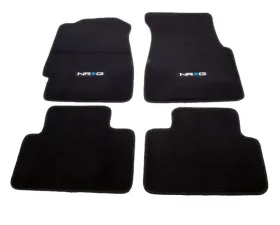 NRG Floor Mats NRG Logo 4-Piece Honda Civic Coupe 1992-1995