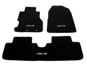 NRG Floor Mats NRG Logo 3-Piece Honda Civic Si Hatchback 2002-2003