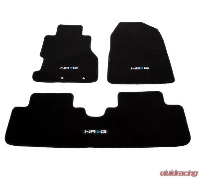 NRG Floor Mats NRG Logo 3-Piece Honda Civic Si Hatchback 2002-2003 - FMR-150