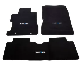 NRG Floor Mats NRG Logo 3-Piece Honda Civic Si Sedan 2006-2011