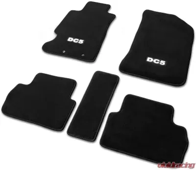 NRG Floor Mats DC5 Logo 5-Piece Acura RSX 2002-2006 - FMR-220