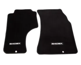 NRG Floor Mats 240SX Logo 2-Piece Nissan 240SX 1989-1998