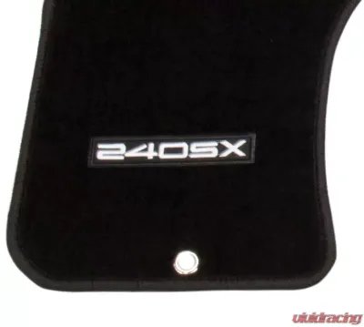 NRG Floor Mats 240SX Logo 2-Piece Nissan 240SX 1989-1998 - FMR-240