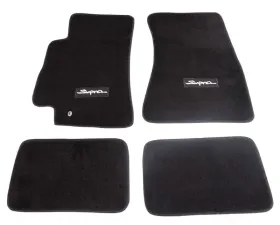NRG Floor Mats Supra Logo 4-Piece Toyota Supra 1996-2002