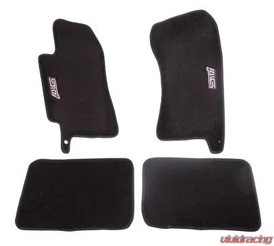 NRG Floor Mats Subaru Logo 4-Piece Subaru WRX | STI 2003-2007 - FMR-400