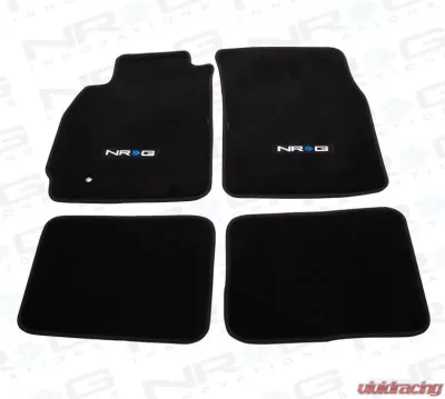 NRG Floor Mats Evolution Logo 4-Piece Mitsubishi Evo 8 2003-2005 - FMR-500