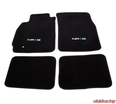 NRG Floor Mats NRG Logo 4-Piece Mitsubishi Evo 8 Evolution 2003-2005 - FMR-500NRG