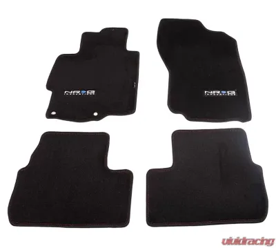 NRG Floor Mats NRG Logo 4-Piece Mitsubishi Evo X 2008-2015 | Lancer GTS 2008-2017 - FMR-510NRG