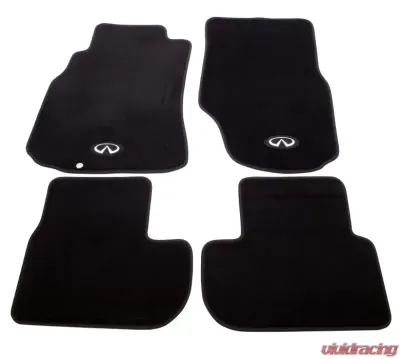 NRG Floor Mats Infiniti Emblem Logo 4-Piece Infiniti G35 2003-2006 - FMR-600