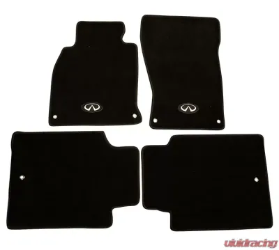 NRG Floor Mats Infiniti Emblem Logo 4-Piece Infiniti Q70 2013-2018 - FMR-610