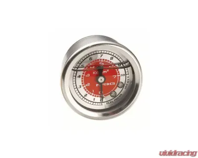 NRG 100psi Red Fuel Regulator Gauge Universal - FRG-200RD