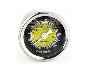 NRG 100psi Carbon Fiber Finish Fuel Regulator Gauge Universal