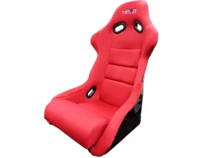 NRG FRP Bucket Seat Large Red Large