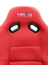 NRG FRP Bucket Seat Large Red Large                                     - FRP-300RD - Image 3