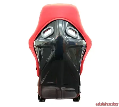 NRG FRP Bucket Seat Large Red Large - FRP-300RD