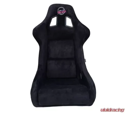 NRG FRP Prisma Edition Bucket Seat Large Black - FRP-302BK-PRISMA