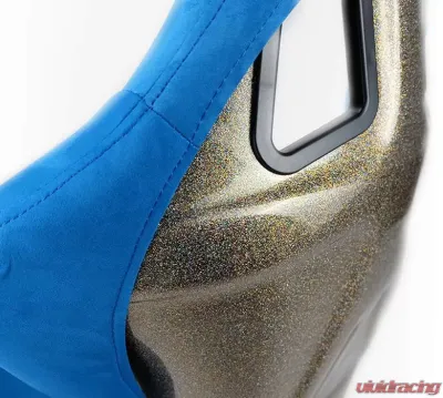 NRG FRP Ultra Edition Bucket Seat Large Blue - FRP-302BL-ULTRA