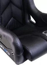 NRG FIA Competition Shield Series Bucket Seat Large Black                                     - FRP-RS500-SHIELD - Image 3