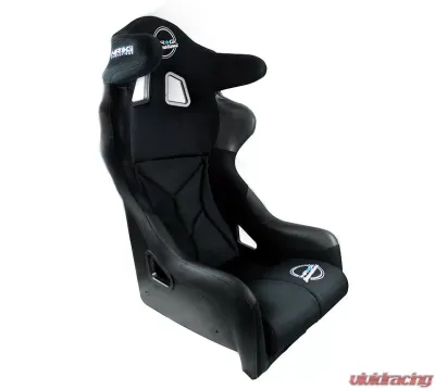 NRG FIA Competition Bucket Seat NRG Logo Medium Black - FRP-RS600M