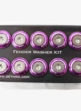 NRG Purple Fender Washer Kit with Rivets for Metal Universal                                     - FW-110PP - Image 4