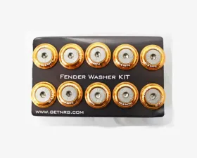 NRG Rose Gold Fender Washer Kit with Color Matched M6 Bolts Universal