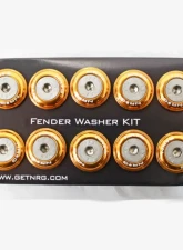 NRG Rose Gold Fender Washer Kit with Rivets for Plastic Universal                                     - FW-100RG - Image 4