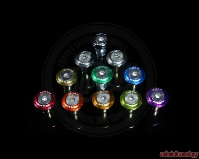 NRG Green Fender Washer Kit with Color Matched M6 Bolts Universal - FW-150GN