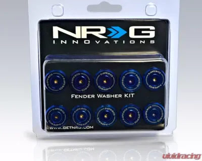 NRG Fender Washer Kit with Titanium Burn Washer and Titanium Bolt Universal - FW-300TT