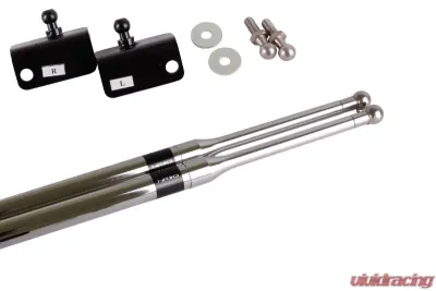 NRG Hood Damper Kit Polished Honda CR-Z 2011-2016 - HD-170