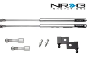 NRG Hood Damper Kit Polished Scion xA 2004-2006 | xB 2004-2007 | tC 2005-2015