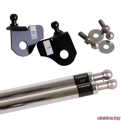 NRG Hood Damper Kit Polished Ford Mustang 2004-2008 - HD-900