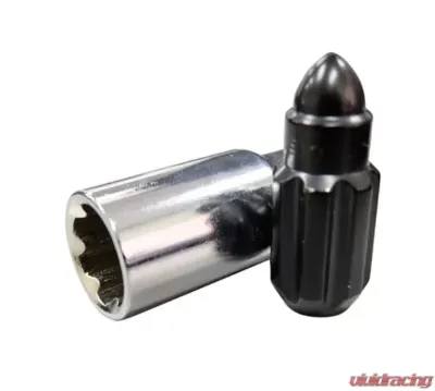 NRG LN-LS500 Style Lug Nut Lock Key Socket Silver - LN-KLS500